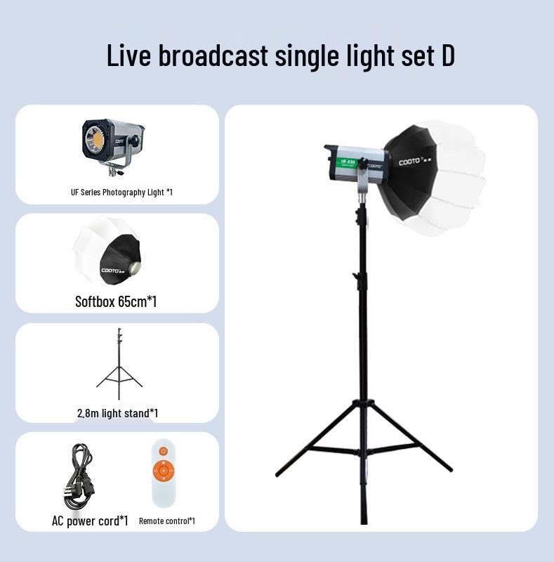 High-Power Dual-Color Temperature Soft Light - Ideal for Live Broadcasts and Beauty Photography