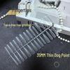 35mm European Pointed Seamless Transparent Nail Tips for Salons