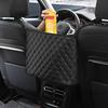 Car Handbag Holder PU Leather Middle Seat Gap Storage Center Console Organizer