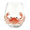 Unique Coastal Style Drinking Glass 12oz Octopus Water Cup Embossed Design Hand Painted Marine Cup for Ocean Lovers Home Bar Decor Decorative Theme