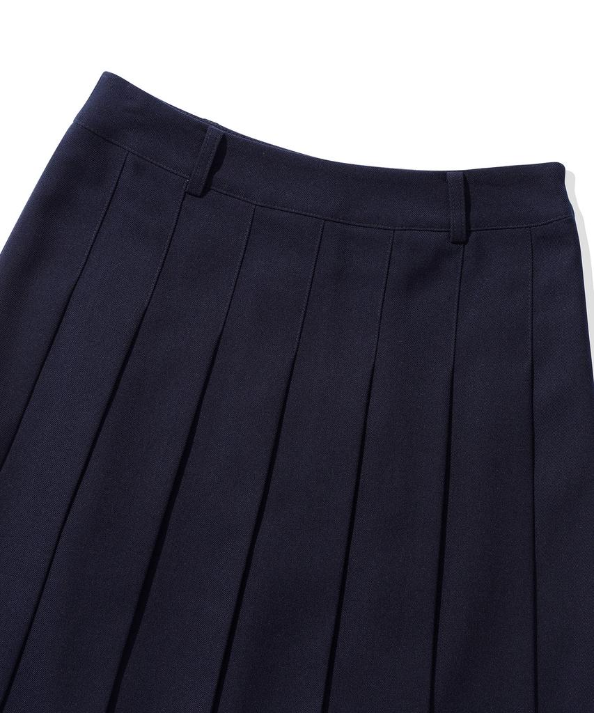 CGP (Women) Pleated Skirt_Dark Navy