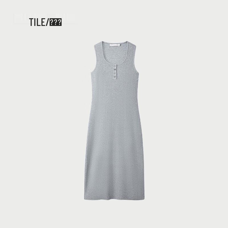 HLA Women's Casual Knit Midi Dress with Wool Blend