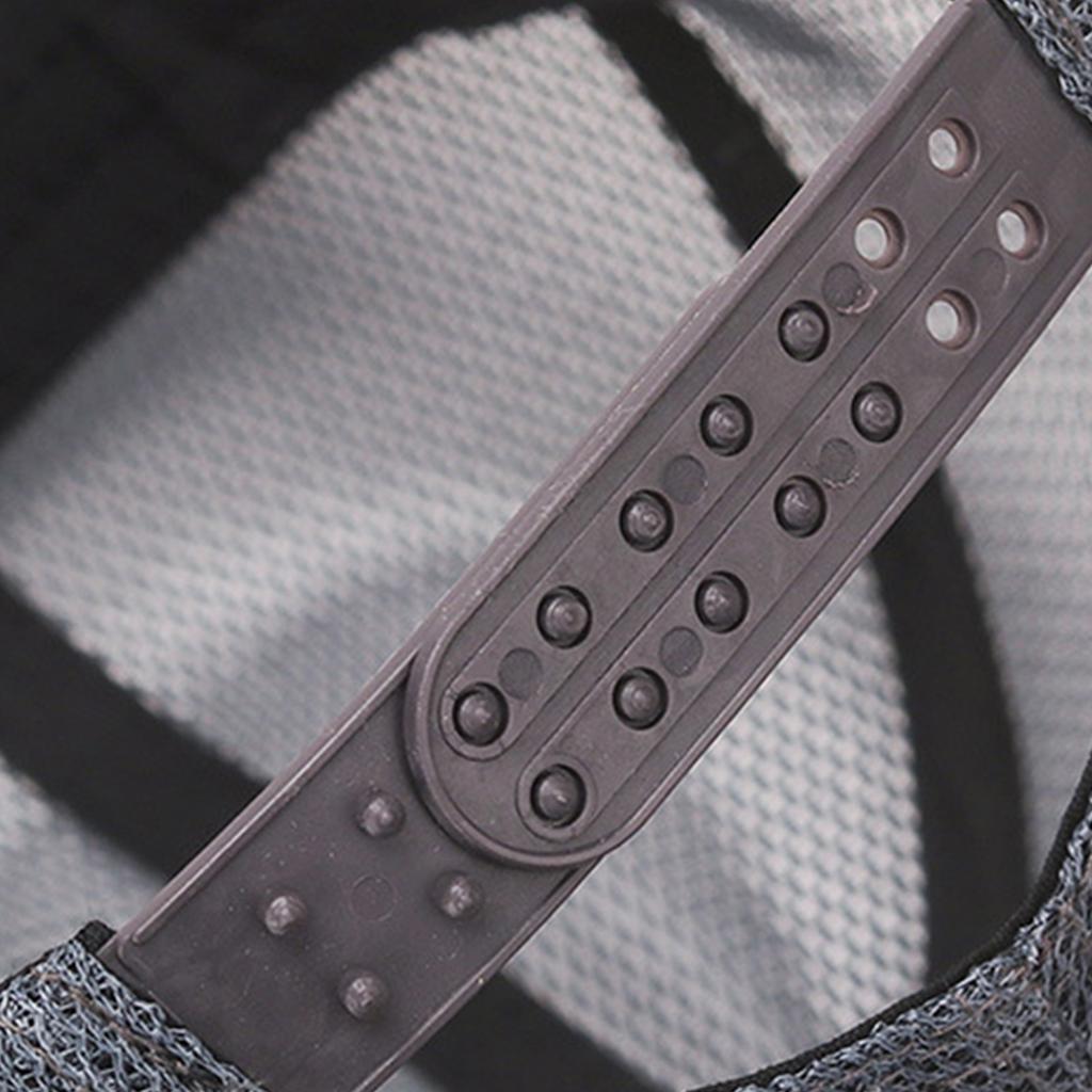 Atmungsaktiver Netz-Hohl-Sonnenhut für Herren Damen Outdoor-Sport Sonnenschutzmützen Verstellbare Größe