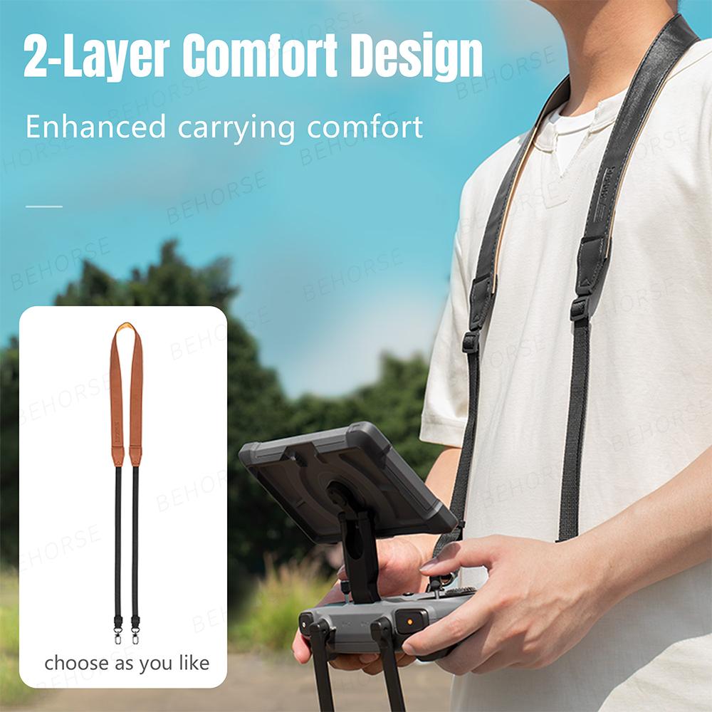 Adustable Lanyard For DJI RC Pro 2/RC 2/RC Remote Contorll PU Neck Strap For DJI Mavic 4 Pro/Neo/Air 3/Mini 4 Pro Accessories