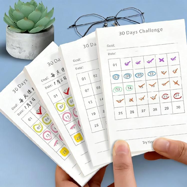 31-Tage-Gewohnheitstracker-Notizbuch Tages-Umfassender Planer 31-Tage-Tagebuch Effiziente Tägliche Routinenverwaltung Zielsetzung