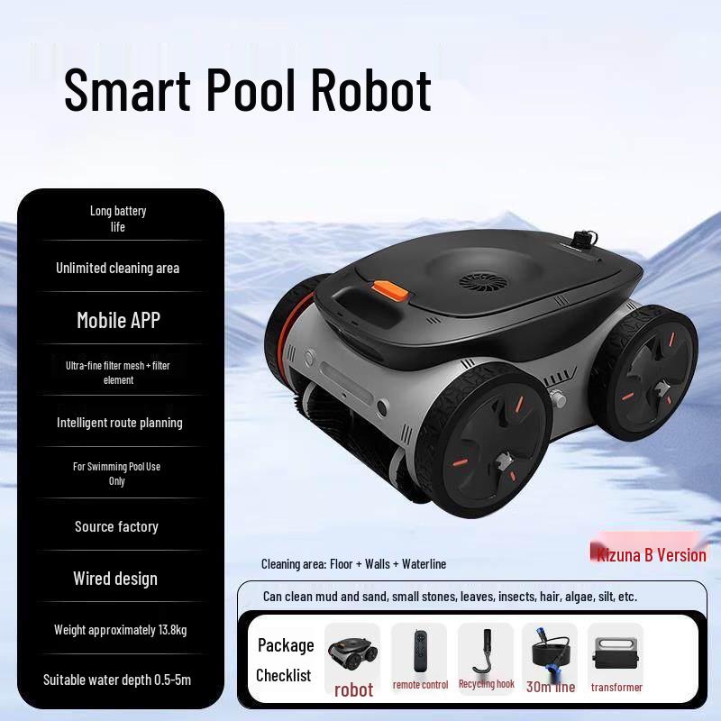 Smart Robotic Pool Cleaner