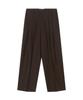 Meibeoyu Flat Pintuck Slacks _ Brown