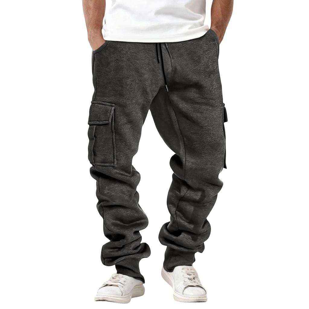 Men's  Sports  Leisure  Versatile  Multiple  Pockets  Workwear  Trousers