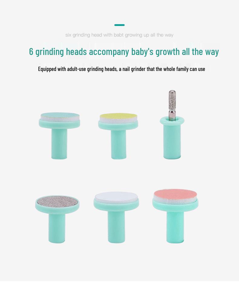 Electric Nail Grinder for Infants and Toddlers - Safe Baby Nail Trimming Tool