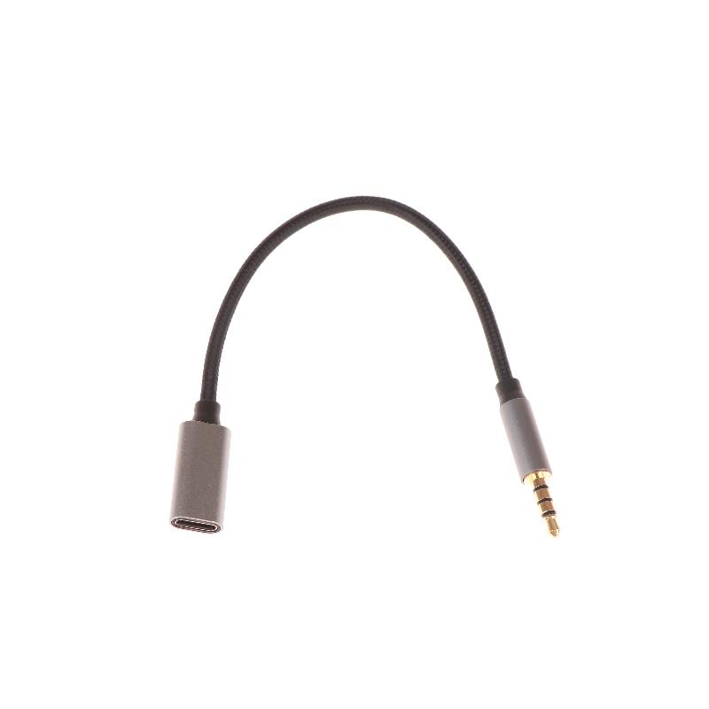 1 Piece Phone Tablet Pc Accessories With Usb C Port Cable Conversion Earphone Microphone 3.5Mm Male To Type-C Aux Audio Adapter