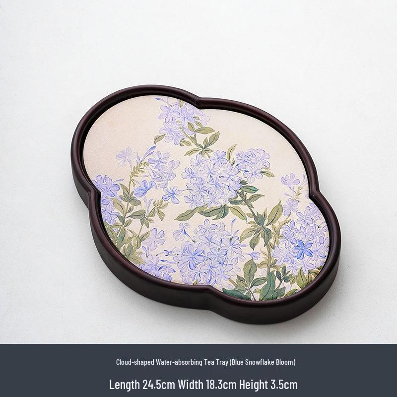 Water Absorbent Tea Tray - Small Chinese Gongfu Tea Set Accessory and Coaster for Tea Ceremony.