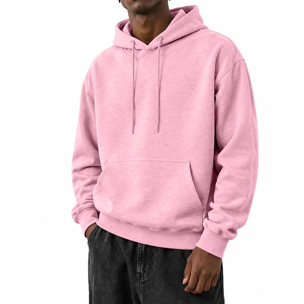 Herren Kapuzenpullover Farbe, Langarm Freizeit Lockerer Pullover