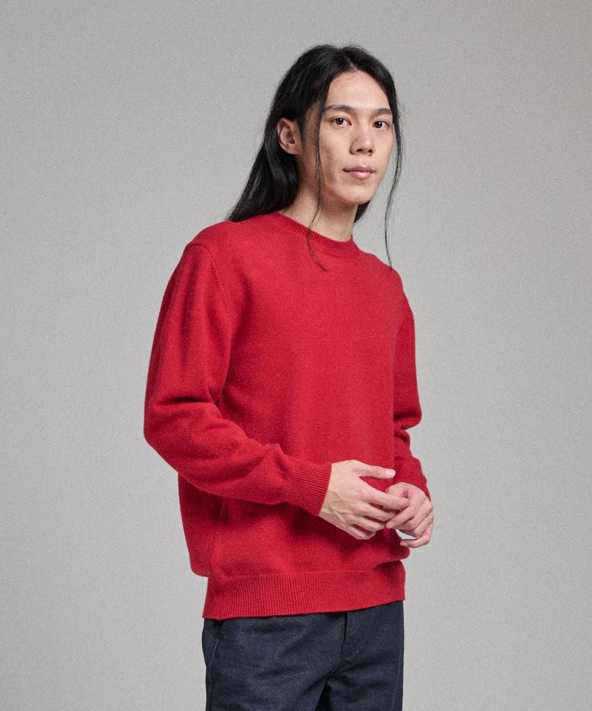 ANALOG MOOD Signature Soft Round Knit (Red)