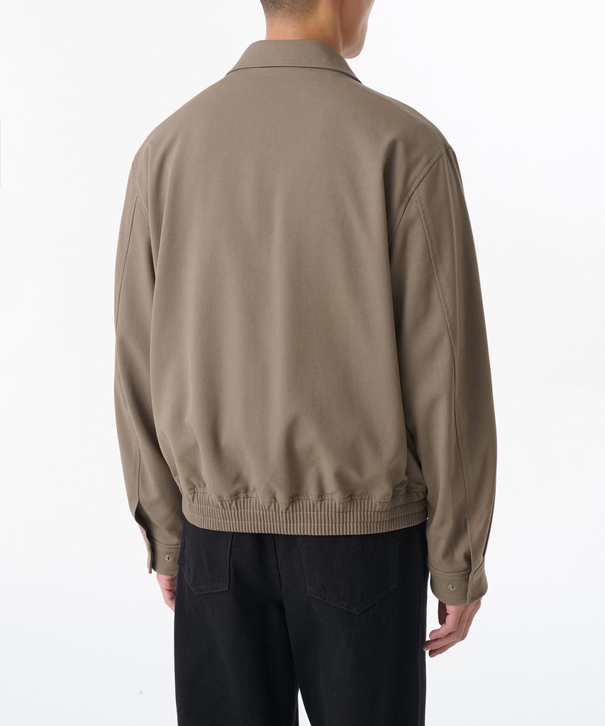 Musinsa Standard Relaxed Minimal Blouson Jacket [Light Brown]