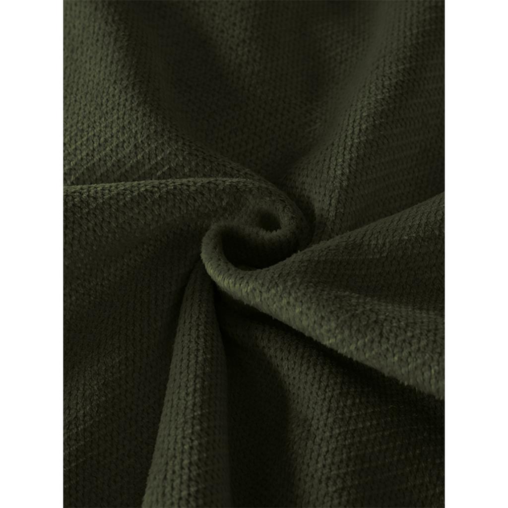 Pánská zimní fleecová mikina s kapucí a našitou kapsou pro volný čas