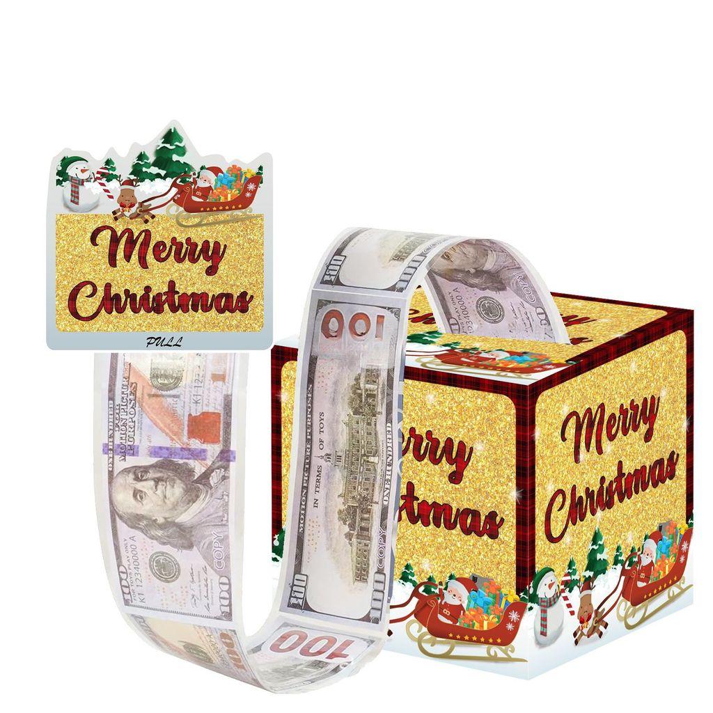 Christmas Party Atmosphere Prop Gift Box For Holiday Decorations