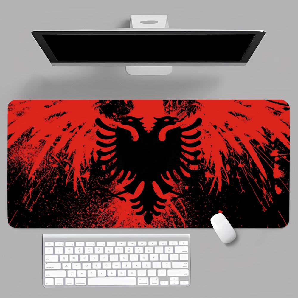 A-Albania F-Flag MINISO Mouse Pad Anime Game Mouse Pad Computer Desk Pad Office Carpet Laptop Mouse Pad 600x300x3mm