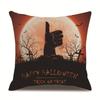Halloween Linen Pillow Cover Printed Pillow Cover