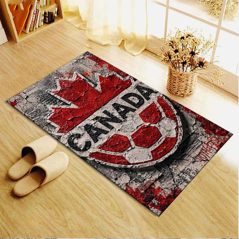 2025 New Canada Soccer Carpet Rug for Living Room Bedroom Home Sofa Decoration,Kids play Non-slip Floor Mat