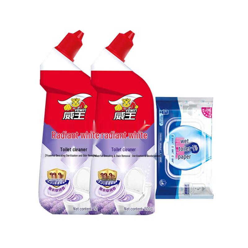Vinda Flushable Wet Wipes and Toilet Cleaner Set