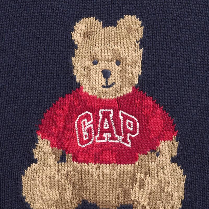 Gap Herren Pullover 2025 Winter Logo Bär Stickerei Locker Gestrickt