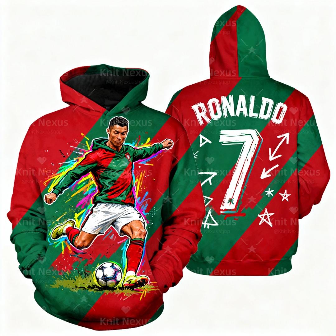 Gedenk-Fußball-Hoodie Druck Herbst-Sweatshirts Kinder-Hoodies Herren- und Damen-Hoodies S