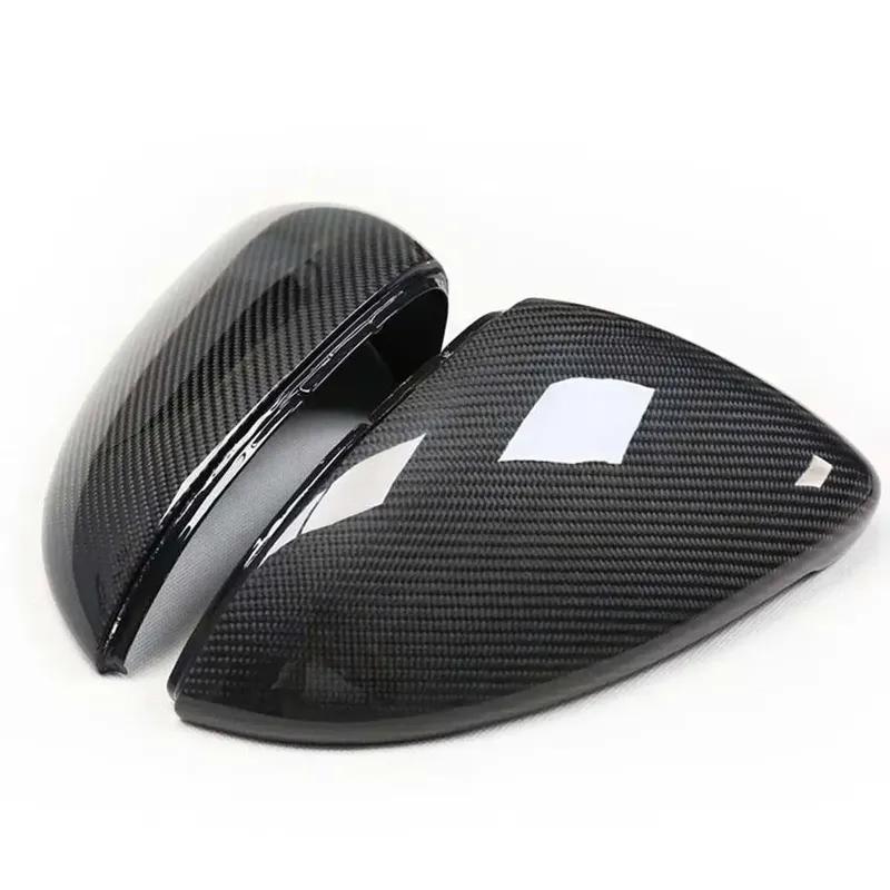 For VW GOLF 7 MK7 MK7.5 R GTI 2014- Real Carbon Fiber Car Replacement Rearview Side Mirror Wing Cover Cap Exterior Case Trim