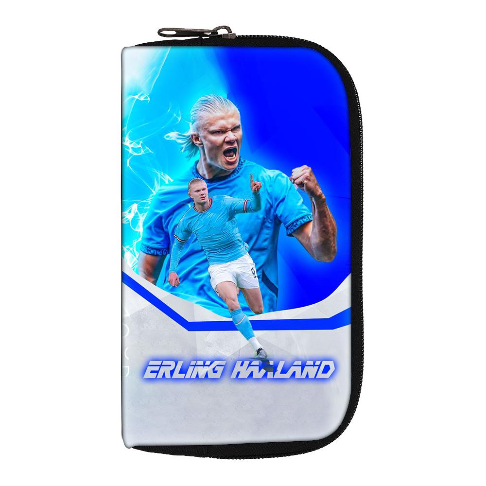 Haaland Wallets Portable Money Coin Purse Women Men Football Star Clutch Bag Credit Card Money Bags storage bag headphone bag
