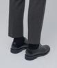 MUSINSA STANDARD Wool Tapered Hidden Banding Crop Slacks [Medium Gray]