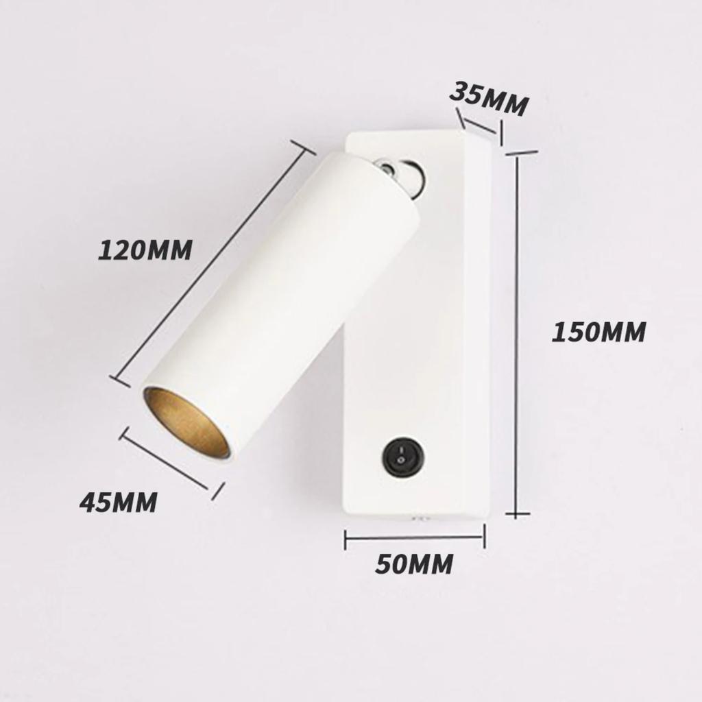 New 3W Led Wall Light Backlight Modern Style Folding 350 Degree Rotation Wall Lamp Hotel Bedroom Bedside Study Reading Sconce La