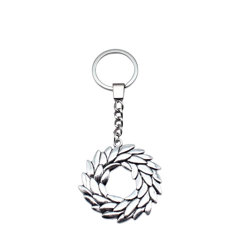 The Flower Of Life Keychain Craft Jewelry Victory Symbol Key Ring 30mm