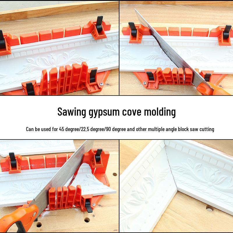 Woodworking Multi-angle Miter Saw with 45° Clamp - Ideal for Precision Cutting