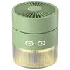 Water-cooled USB Mini Desktop Fan with Turbine, Foldable Design & Humidifier Spray.