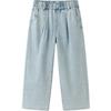 Balabala Girls' Autumn 2025 Trendy Straight-Leg Jeans