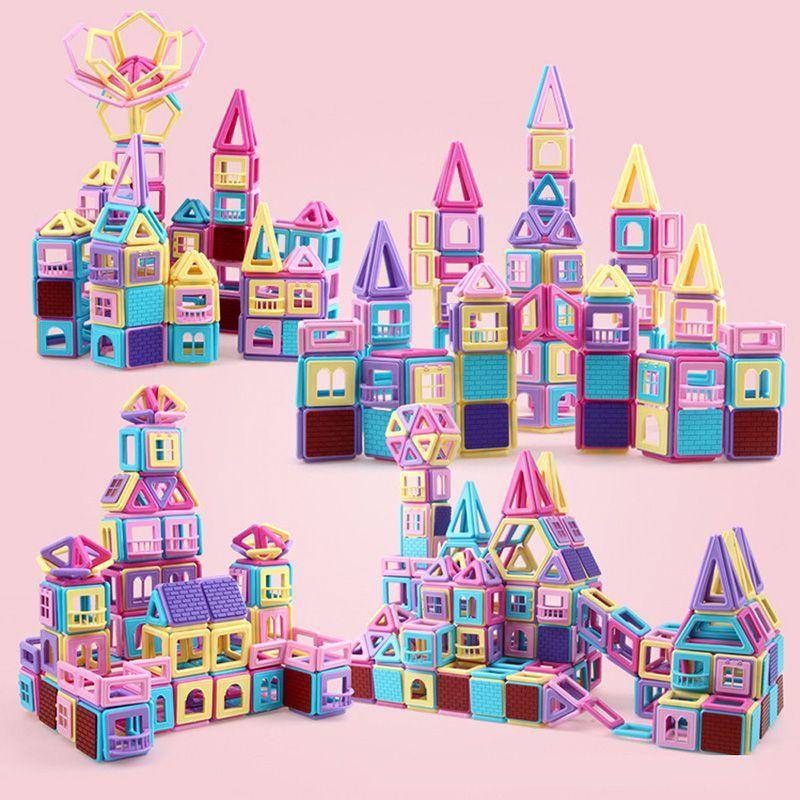 Magnetic Building Blocks Set Creative Educational Toy For Children Adults
