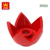 Non-Toxic 313Pcs/Lot 39262 Crown Eggshell With 5 Points Building Blocks Moc Flower Accessories Compatible With Brick Diy Parts Toys