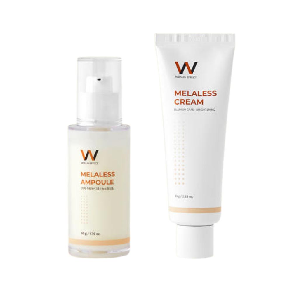 

WONJIN EFFECT Melaris Ampoule & Melaris Cream Brightening Skin Care Set
