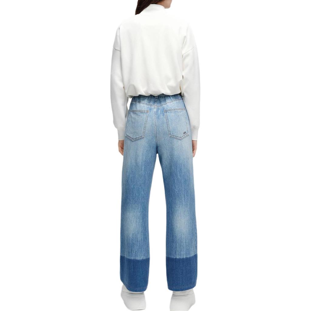 Karl Lagerfeld Urban Street Commuting Party Lightweight Modal Solid Color Pullover Sweatshirt Women sweatshirt White 246L1801100