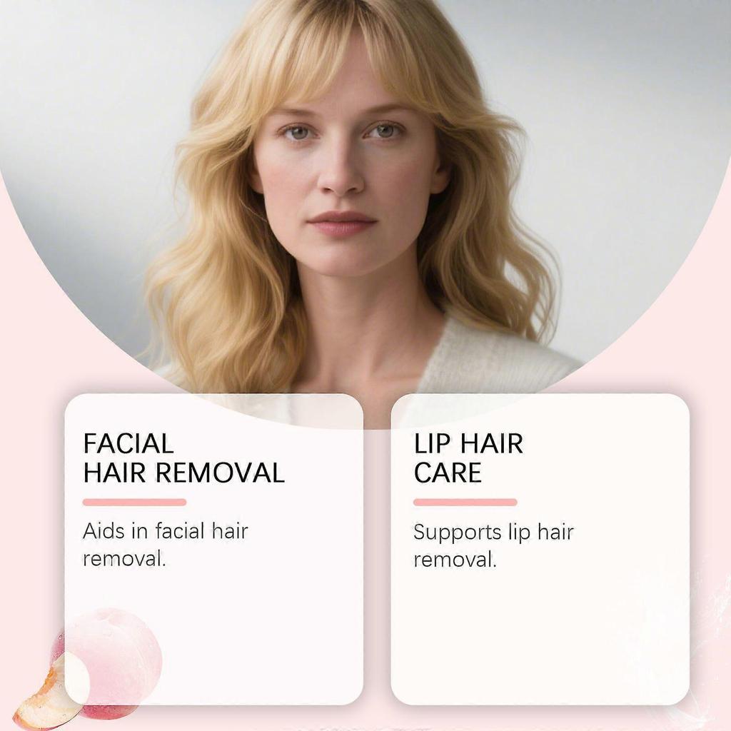 Amz Cleansing Hair Removal Cream Gently Cares For Facial Skin, Cleanses Lip Hair, Moisturizes, Smoothens, And Is A Convenient And Smooth Hair Removal 