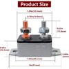 Auto Reset Circuit Breaker, Stud Type Circuit Breakers With Cover, 12V - 24V DC 30 Amp For RV Marine Boat Trolling, Car Engines And More 4PCS
