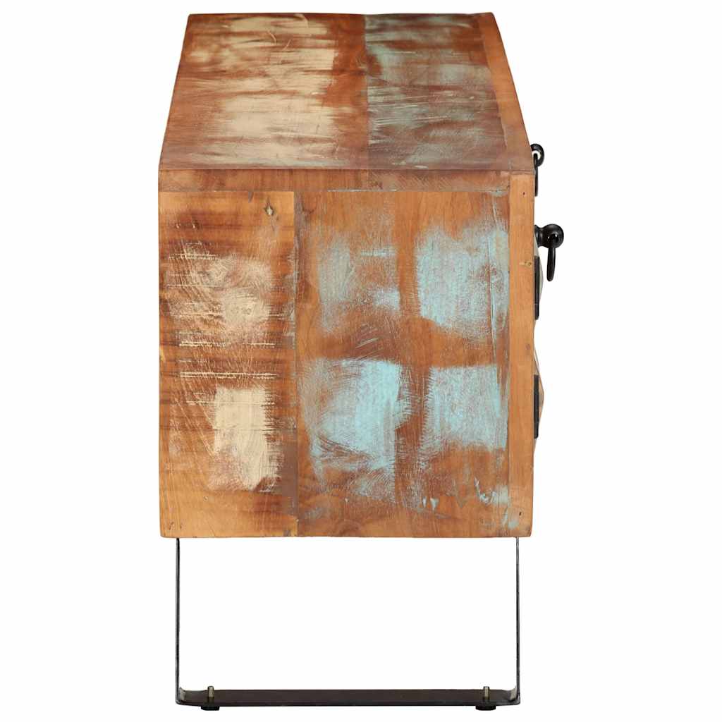 TV Cabinet 112 x 30 x 45 cm Reclaimed Solid Wood