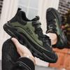 Trendige Herrenschuhe Frühling und Herbst neue Mesh-Freizeitschuhe Outdoor atmungsaktiv rutschfest verschleißfest Herren Retro Plateau Sportschuhe