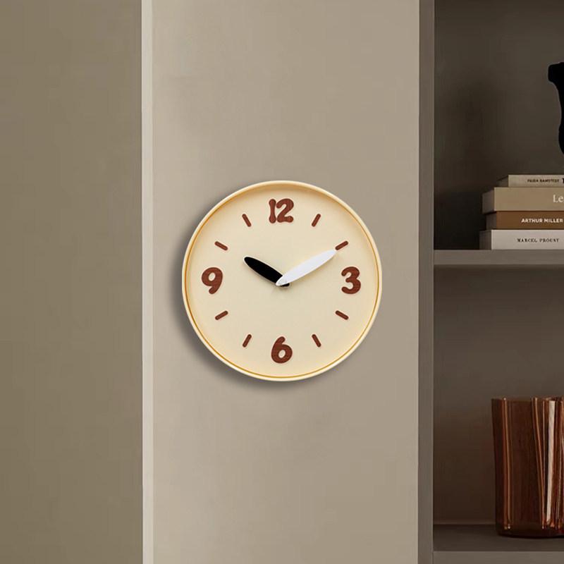 Nordic Silent Contrast Color Wall Clock - Stylish and Modern Design