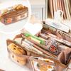 Capybara Pencil Bag Portable Large Pencil Pouch  kids Capybara Pencil Bag Holder Makeup Bag with Wide Opening Mouth for Cosmetic