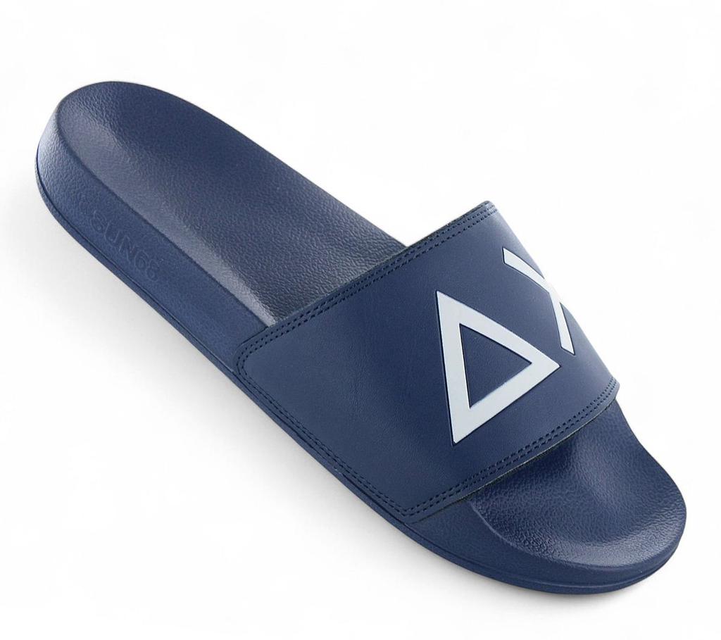 Sun68 Tøfler LOGO - Herre Sandaler Tøfler Slides Badesandaler Blå X35102-07 ORIGINAL