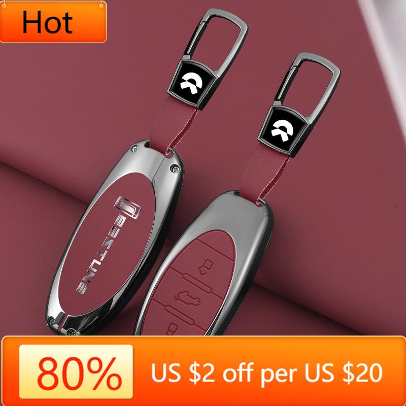 Interior Mouldings Car Smart Remote Key Fob Case Protector Holder Shell For 2021 FAW Bestune T77 T77pro New B70 T55 T33 T99 Keyc