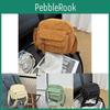 Stylish Mini Corduroy Crossbody Bag For Women In Fresh Colors Soft Fabric Design