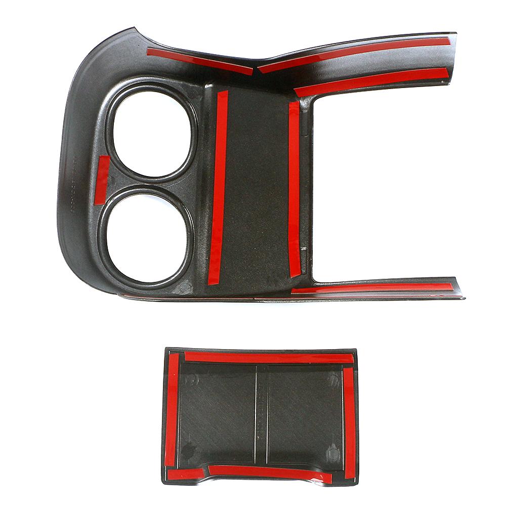 Für Mercedes Benz C-Klasse W206 2024 2024 Auto-Mittelkonsole Armlehnenbox Hinten AC Air Outlet Vent Rahmenabdeckung Verkleidung Anti-Kick-Platte