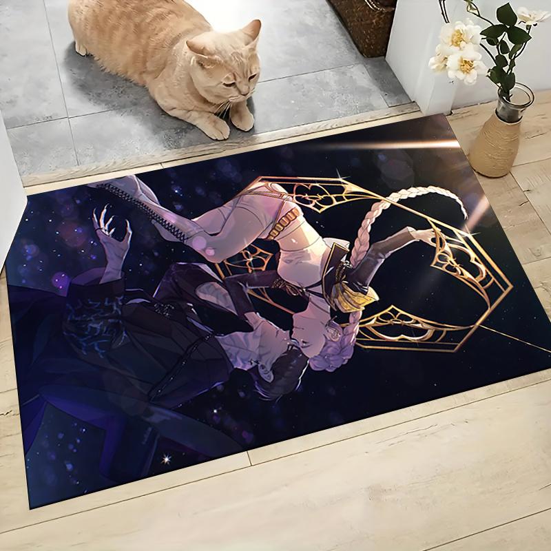 Ethereal Dance Shadows Carpet Rug Soft Washable Antislip Home Living Room Sofa Mats Personalized Christmas Rug