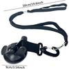 Dog Cleaning Strap with Suction Cup - Adjustable Bath Restraint for Dogs and Cats, Sturdy Black Shower Accessory